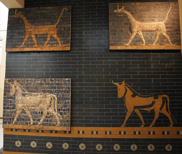 138-Изображения животных на воротах Иштар, Вавилон